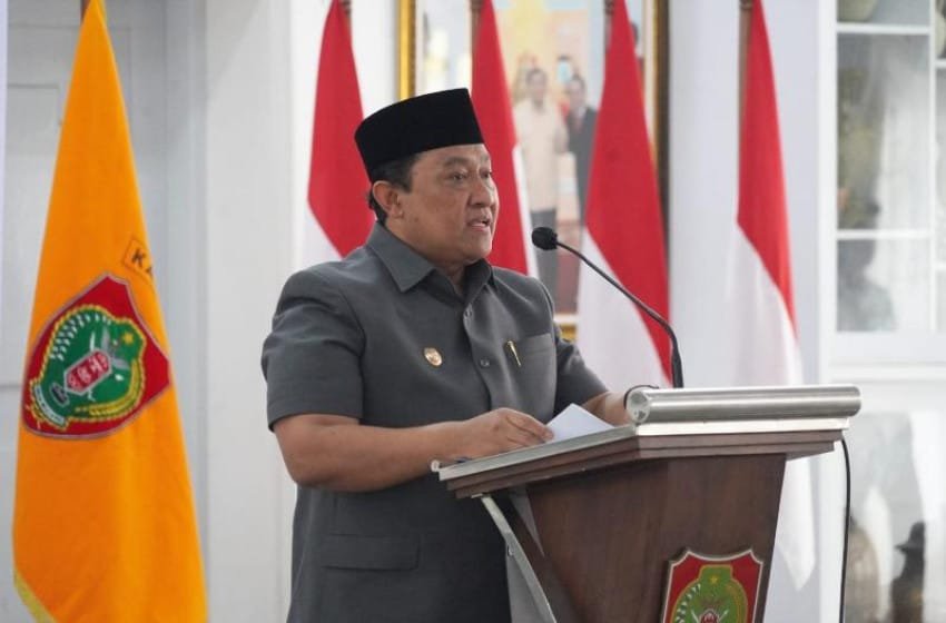 Mewakili Gubernur, Wagub Edy Pratowo Lepas Peserta MTQ Tingkat Nasional Ke XXXI.