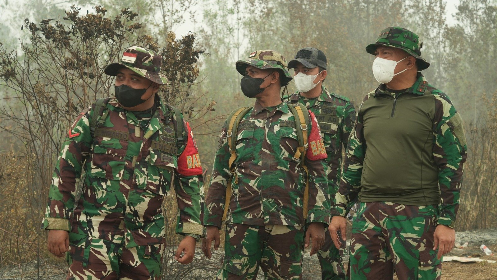 Pangdam XXII/Tambun Bungai Tinjau Langsung Karhutla di TWA Galeget Tiawu