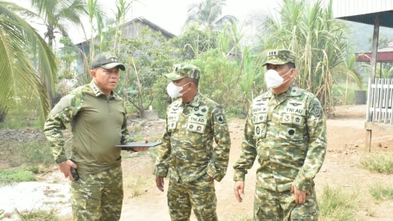 Pangdam XXII/TB Tinjau Lokasi Sumur Bor di Pulang Pisau
