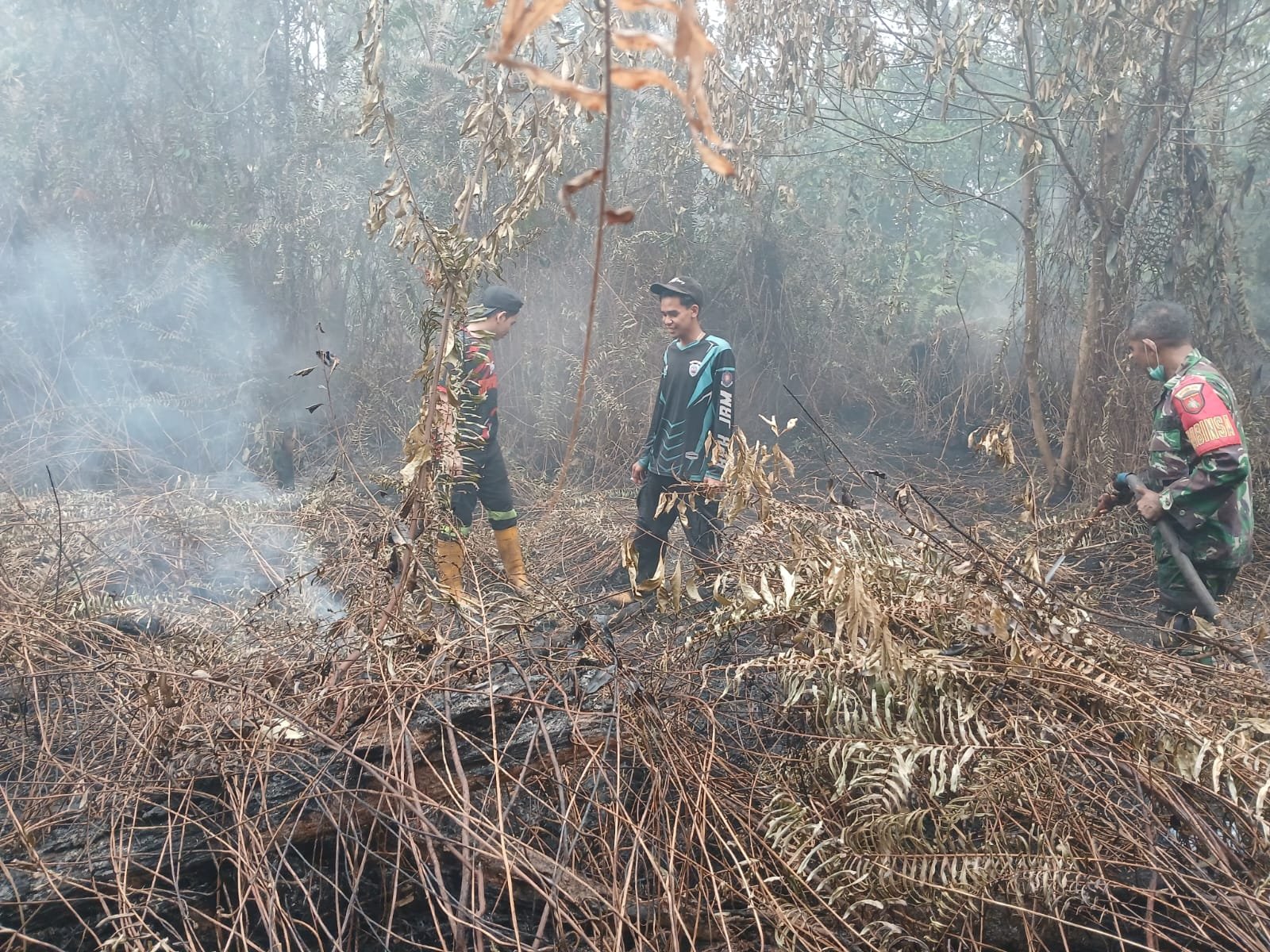 Kodim 1016/Plk Dukung Pemerintah Dalam Penanganan Karhutla