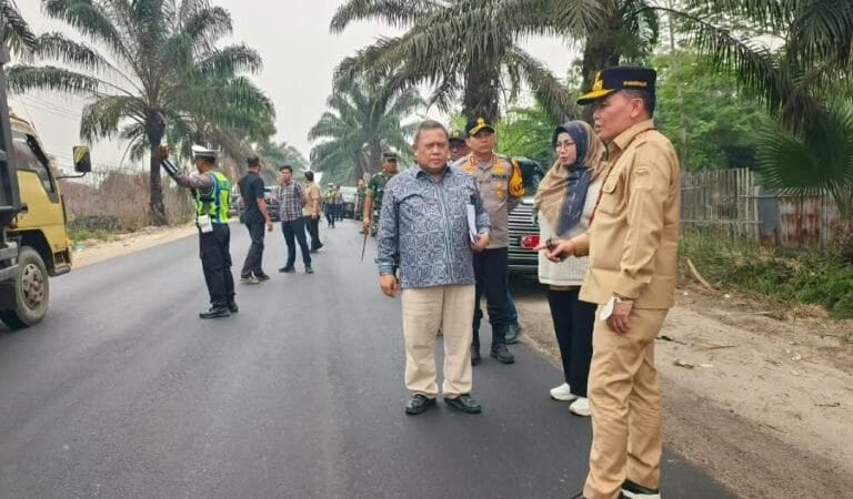 Ruas Sampit-Ujung Pandaran Tuntas, Gubernur Minta Warga Awasi Tidak Lebihi Tonase.