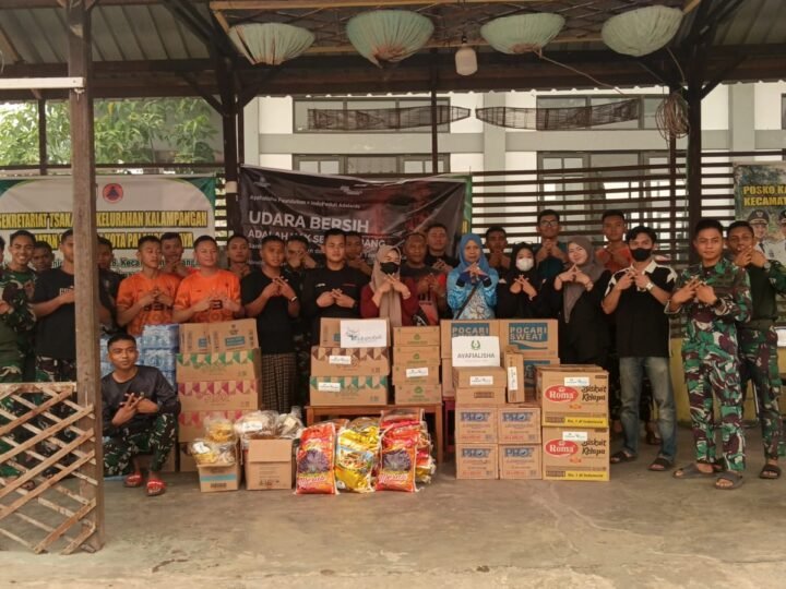 Kodim 1016/Plk Terima Bantuan Masker dan Vitamin untuk Masyarakat Terdampak Karhutla