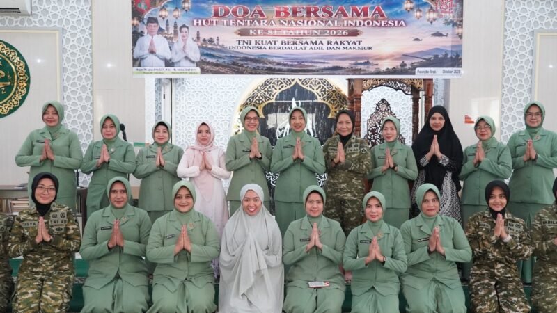 Kodam XXII/Tambun Bungai Gelar Doa Bersama dalam rangka HUT Ke-81 TNI