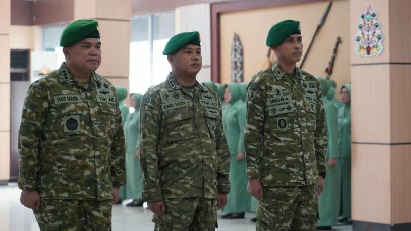 Pangdam XXII/TB Pimpin Laporan Korps Kenaikan Pangkat Pamen
