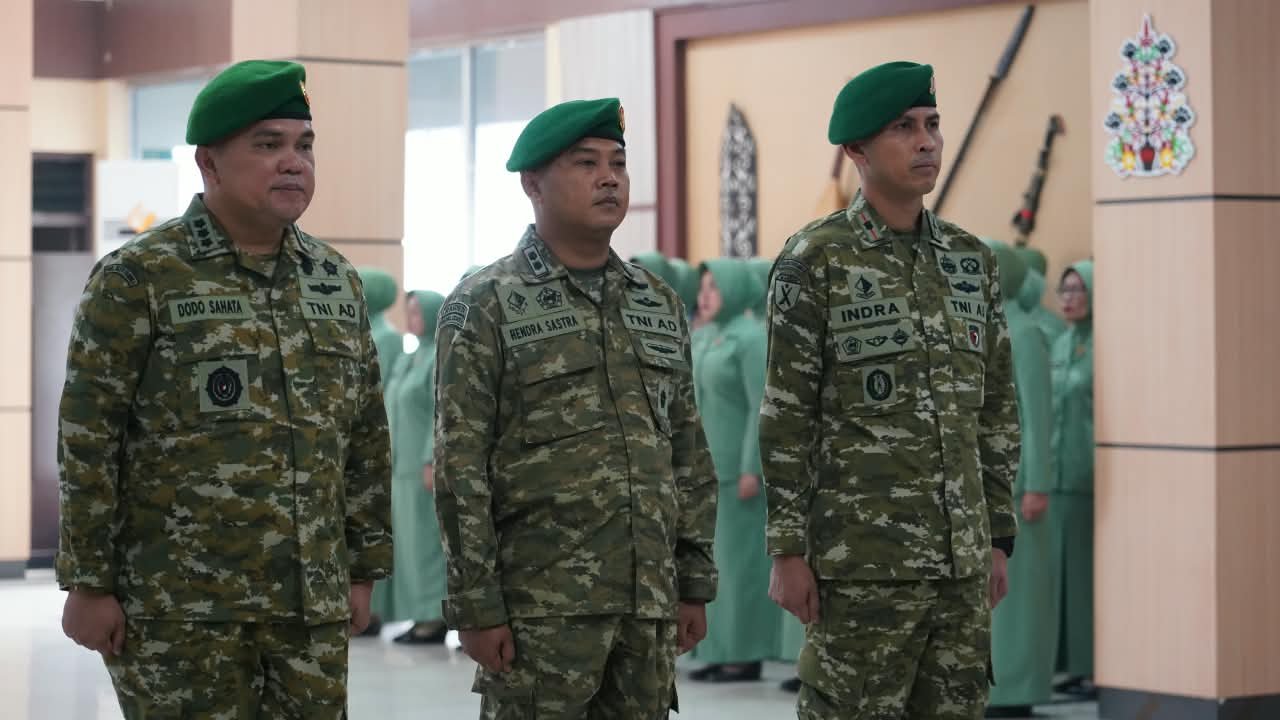 Pangdam XXII/TB Pimpin Laporan Korps Kenaikan Pangkat Pamen