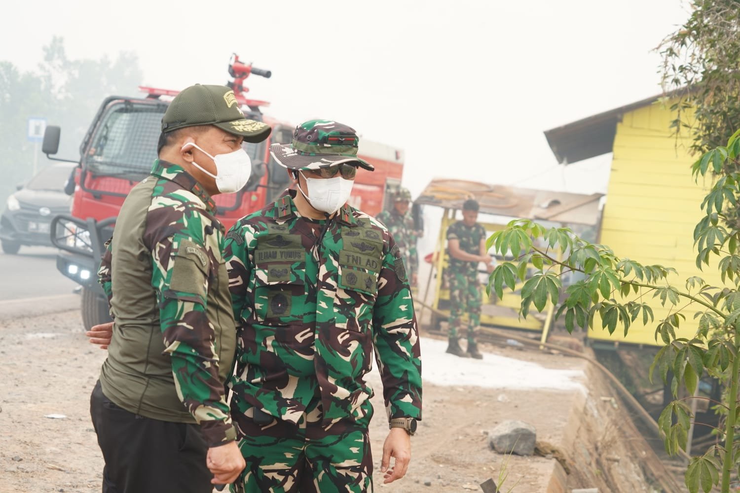 Pangdam XXII/Tambun Bungai Pimpin Langsung Evaluasi Taktis Karhutla Sambang Lihum: Terapkan Metode Pembalikan Tanah Gambut