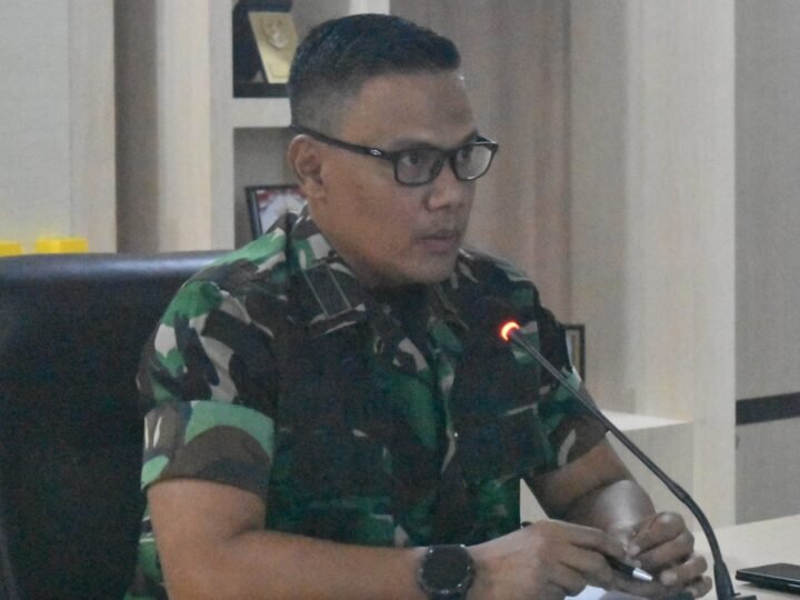 Aspers Kasdam XXII/TB Pimpin Rakor Penerimaan Caba dan Cata Reguler serta Khusus Suku Dayak TA 2027